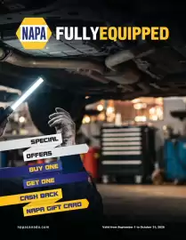 NAPA Auto Parts flyer Page 1