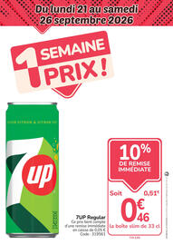 Catalogue Promocash semaine 36 page 24: 7UP Regular €0,46