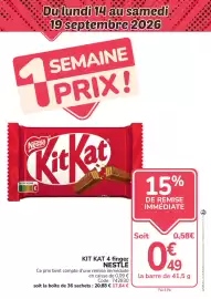 Catalogue Promocash semaine 36 page 17: KIT KAT 4 finger NESTLE €0,49