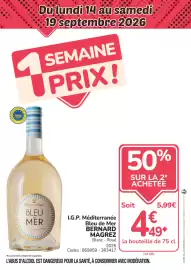 Catalogue Promocash semaine 36 page 18: BERNARD MAGREZ I.G.P mediterranee Bleu de Mer €4,49