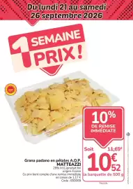 Catalogue Promocash semaine 36 page 19: MATTEAZZI Grana padano en pétales A.O.P. €10,52