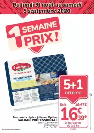 Catalogue Promocash semaine 36 page 2: Galbani Mozzarella râpée €16,39