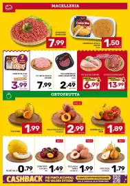 Volantino Il Centesimo Pagina 4: Pesca polpa bianca €1,99, Pere Coscia €1,79