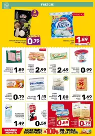 Volantino Il Centesimo Pagina 6: Piadina all'olio d'oliva igp la dispensa €1,00, Philadelphia classica/light €1,19