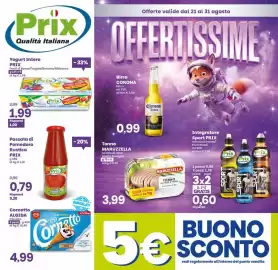 Volantino Prix Quality Pagina 1: Tonno Maruzzella €3,99, Integratore Sport Prix €0,60