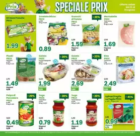 Volantino Prix Quality Pagina 10: Gelato PRIX Nocciola Variegato al Cioccolato €2,69, Sugo al Basilico Prix €0,79