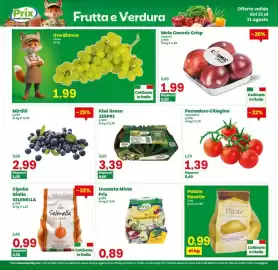 Volantino Prix Quality Pagina 2: Kiwi Green Zespri €3,39, Cipolle Gialle Selenella €0,99