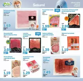 Volantino Prix Quality Pagina 4: Salame Milano I salumi di Bepi €1,39, Bresaola IGP Eccellenze di Prix €3,69