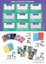 Volantino Conad Superstore Pagina 18: Maxi quaderno monocromo €1,59, Maxi quaderni Pigna €2,29