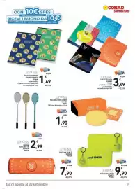 Volantino Conad Superstore Pagina 19: Maxi quaderno Jannik Sinner Pigna €1,49, Astuccio piatto Sinner Pigna €9,90