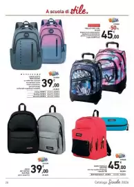 Volantino Conad Superstore Pagina 20: Zaino Pinnacle Eastpak €45,00, Monocromo zaino €39,00