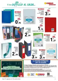 Volantino Conad Pagina 11: Maxi quaderno Conad €0,95, Carta per fotocopie Ocean €2,99