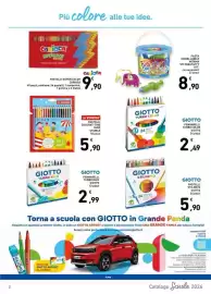 Volantino Conad Pagina 2: Pastelli Super Color Carioca €9,90, Pastelli colorati trio maxi Stabilo €5,90