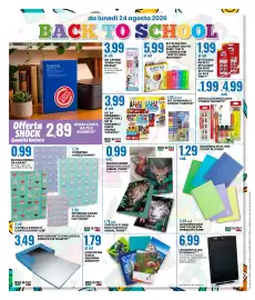 Volantino Eurospin Pagina 12: Quaderno Maxi One Color €1,29, Maxiquaderno A4 Kawaii €0,99