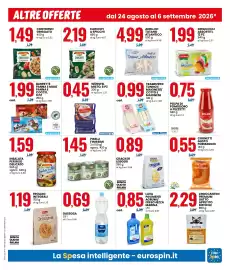 Volantino Eurospin Pagina 17: Tramezzini tonno e maionese / cotto e maionese €0,99, Anelli di Totano Atlantico €4,99