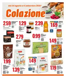 Volantino Eurospin Pagina 3: Fette biscottate ai cereali Tre Mulini €0,99, Frollini all'uovo Dolciando €1,49