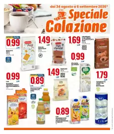 Volantino Eurospin Pagina 4: Croissant con crema al cioccolato Dolciando €1,69