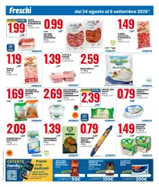 Volantino Eurospin Pagina 5: Provolone Dolce Land €2,39, Pasta Brisée Fresca Rotonda €0,79