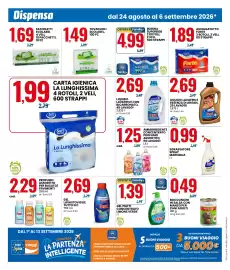 Volantino Eurospin Pagina 8: Soft Dream SuperBOB €4,99, Liquido lavatrice con bicarbonato Dexal €2,69