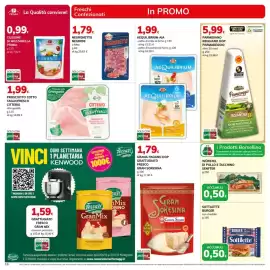 Volantino Basko Pagina 18: Parmareggio Parmigiano Reggiano €5,99, Aequilibrium AIA petto di pollo al forno €1,99