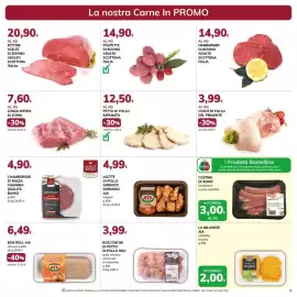 Volantino Basko Pagina 9: Cosce di pollo del Piemonte €3,99, Lonza intera di suino €7,60
