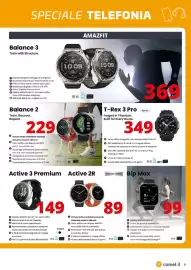 Volantino Comet Pagina 9: Active 2R Premium Version €89,00, Bip Max €99,00