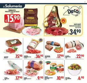 Volantino Deco Supermercati Pagina 10: Rigamonti bresaola punta d'anca €36,90, Felsineo Mortadella la Blu I.G.P. €9,90