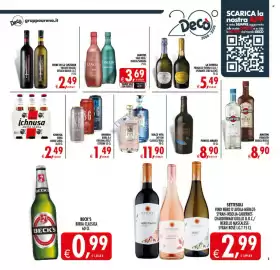 Volantino Deco Supermercati Pagina 3: Amaro Punico €8,90, Lancers vino rosé/bianco/sangria €3,69