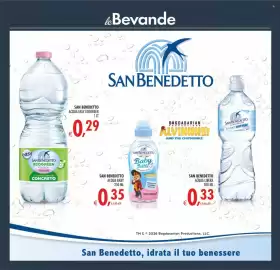 Volantino Deco Supermercati Pagina 4: San Benedetto acqua libera €0,33, San Benedetto acqua baby €0,35
