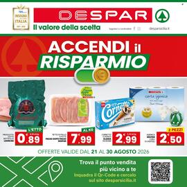 Volantino Despar Sicilia Pagina 20: Prosciutto cotto Botticella Leoncini €0,89, Petto di pollo Passo dopo Passo Despar €7,99