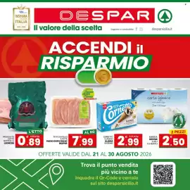 Volantino Despar Sicilia Pagina 20: Prosciutto cotto Botticella Leoncini €0,89, Petto di pollo Passo dopo Passo Despar €7,99