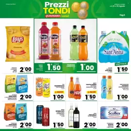 Volantino Despar Sicilia Pagina 5: San Pellegrino Cocktail Aranciata €1,50, Vino Freschello €2,00