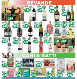 Volantino Il Castoro Supermercati Pagina 18: Vecchio Amaro del Capo Red Hot €13,99, Freschello vino bianco/rosso €1,49