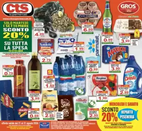Volantino CTS Supermercati Pagina 1: Fior di Latte €1,99, Maxibon classic Nestlé €3,99