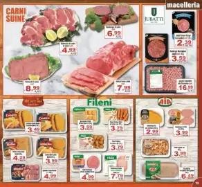 Volantino CTS Supermercati Pagina 13: Hamburger di suino €6,99, Fileni Hamburger di Pollo-Tacchino-Bacon €4,99