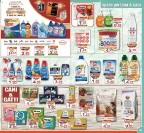 Volantino CTS Supermercati Pagina 23: Perla Brakina Compound €4,99, Omino Bianco Additivo igienizzante idro Cope €1,99
