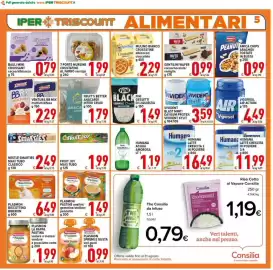 Volantino Iper Triscount Pagina 5: 7 Porte Nurse Crostatine al Farro €1,99, Plasmon Biscottino Biberon €6,49