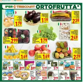 Volantino Iper Triscount Pagina 9: Bonduelle carta delle insalate €1,19, Dimmidisi le zuppe farro e verdure/carciofi €2,39