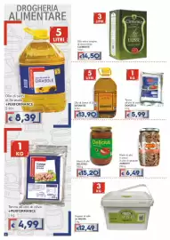 Volantino Italy Cash Pagina 4: Tonno all'olio di semi Donzela €5,99, Olio di Sansa di Oliva Desantis €13,90