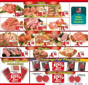 Volantino Pewex Pagina 5: Ossobuchi vitella €11,99, Macinato vitella €12,99