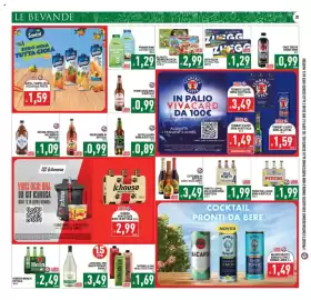 Volantino Pim Supermercati Pagina 20: Valfrutta triangolini succhi pera/pesca/albicocca €2,99, Zuegg succhi €1,29