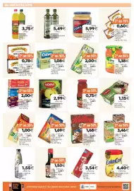 Folleto Supermercados Aquí Página 4: La española - olivas recheas €2,00, Abril - aceite oliva suave/intenso €3,75