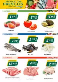 Folleto Masymas semana 34 Página 1: Tomate canario €1,55, Chuletas de cabezada ibérica €13,95