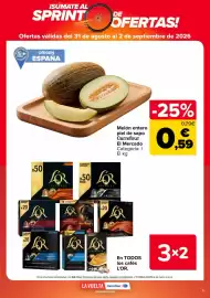 Folleto Carrefour Página 5: Carrefour Melón entero piel de sapo €0,59