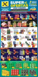Folheto X Supermercados semana 34 Página 1: Kit Refrigerante Coca-Cola + Fanta Laranja ou Sprite PET 2L €16,98