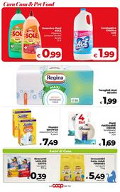 Volantino Coop Radenza Pagina 44: Piatti riutilizzabili Diesse €1,69, Detersivo Piatti SOLE €0,99