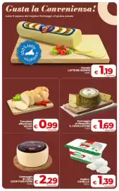 Volantino Coop Radenza Pagina 11: Formaggio al Pistacchio IL CAVALCATORE €1,69, Formaggio di Capra COOP FIOR FIORE €2,29