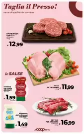 Volantino Coop Radenza Pagina 18: Fettine per arrosto di Bovino €16,99, Maionese Develey €1,49