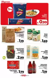 Volantino Coop Radenza Pagina 26: Pasta senza glutine Rummo €1,59, Pasta di Semola di grano duro Tumminia Bio €2,99