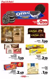 Volantino Coop Radenza Pagina 32: Pavesini PAVESI Classici/Caffè/Cacao €2,19, Grisbi cioccolato €1,99